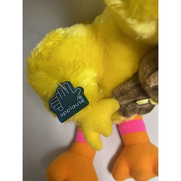 Applause Sesame Street Bigbird Holding Teddy Brahms Lullaby Music Shelf Sitter - Picture 7 of 13
